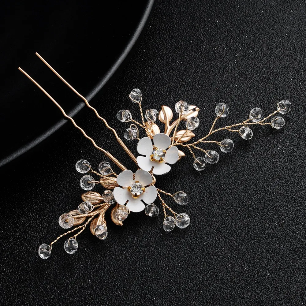 Gold Color Hair Pins  (3)
