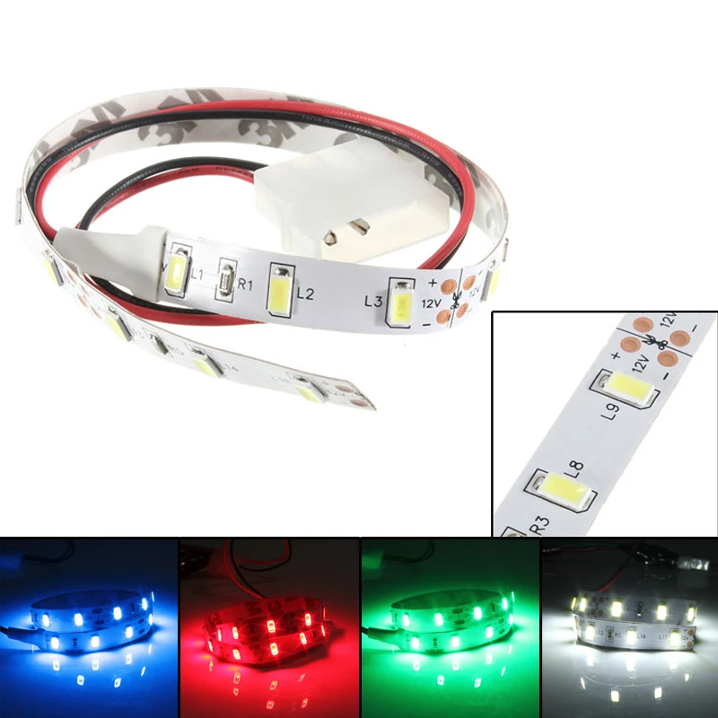25CM SMD 5630 Tira de luz LED flexible no impermeable PC Caja de 25CM SMD 5630 Tira de luz LED flexible no impermeable PC Caja de