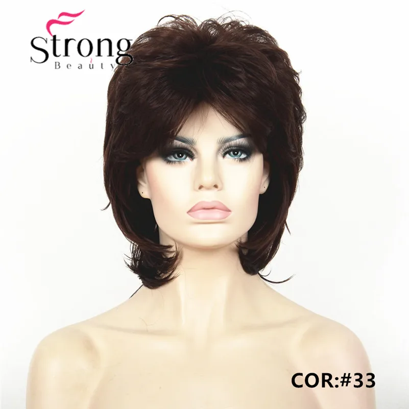 L-1943A #33 Dark Auburn fashiong wig (1)_