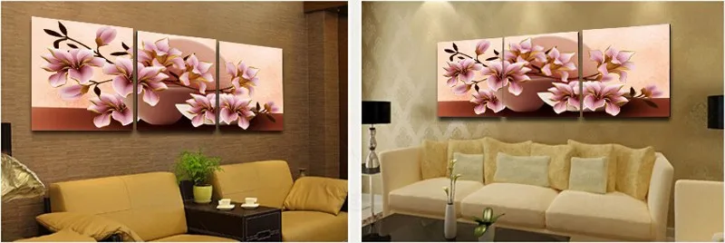 Картины на холсте, картины для украшения дома, настенные картины для гостиной, модульная Орхидея, настенная живопись, цветок, без рамки