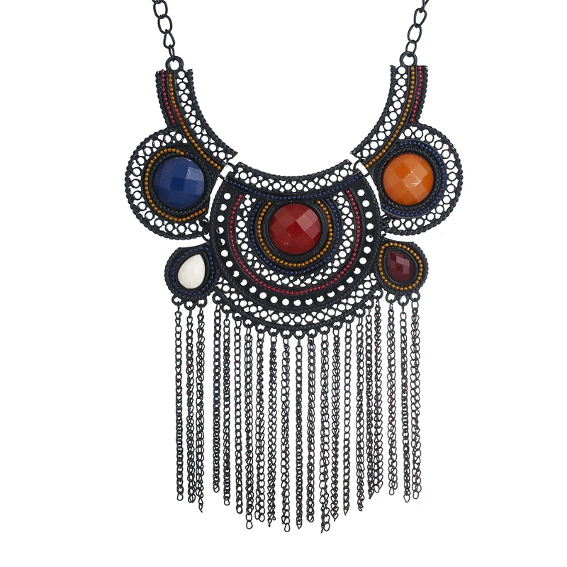 

MIARA.L Ethic Style Jewelry High-end Female Jewelry Chain Tassel Necklace for Women