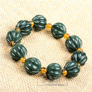 

Hetian Yuqing natural jade bracelet genuine natural jade carved jade bracelets to wear gifts to share with certificate