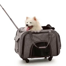 DODOPET Сумка-переноска для питомцев, переноска для собак, кошек, сумка-переноска с колесами для путешествий на открытом воздухе