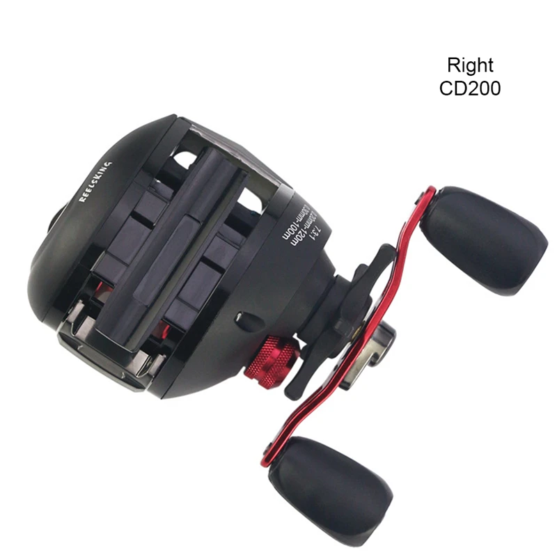 Carretel de Pesca Carretel de Arremesso Carretel de Alumínio Bobina de Metal 12 + 1bb Direita Esquerda Handle Carretilha Pesca Carpa 7.3: 1 Gear - 3 + 1BB Direita Esquerda Handle Carretilha pesca