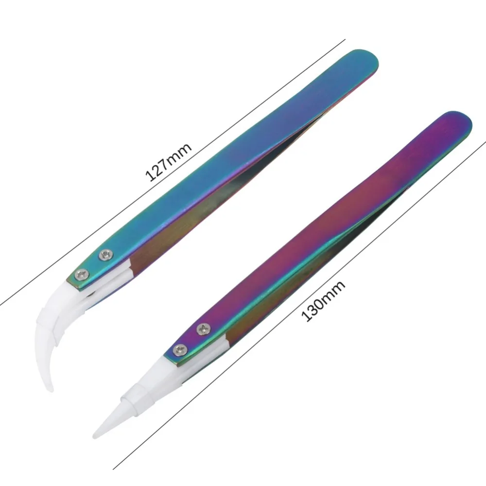 Ceramic Tweezers with Stainless Steel Handle (7)