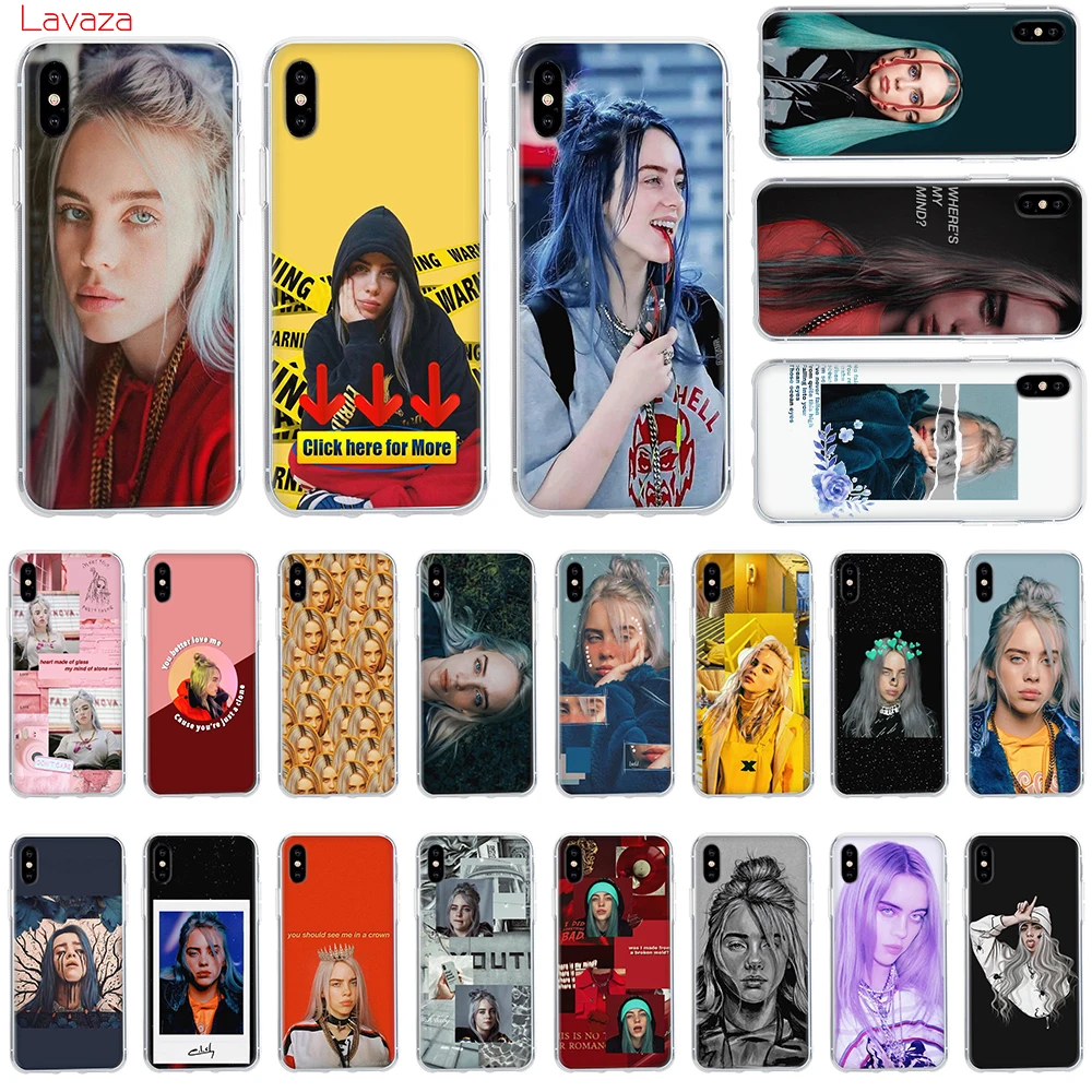 

Lavaza Billie Eilish Hard Phone Case for Apple iPhone 6 6s 7 8 Plus X 5 5S SE Cover for iPhone XS Max XR Cases