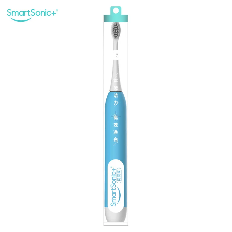 

SmartSonic+ Electric Toothbrush,USB Charge, 3 Optional Modes,Blue, Green,Orange,Built-in Auto Timer, IPX7, Simple package