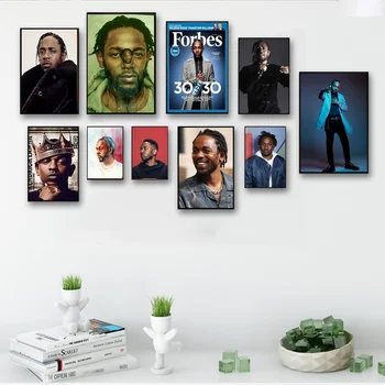 

Kendrick Lamar - Hip Hop Recording Artist Rapper Music Canvas Poster