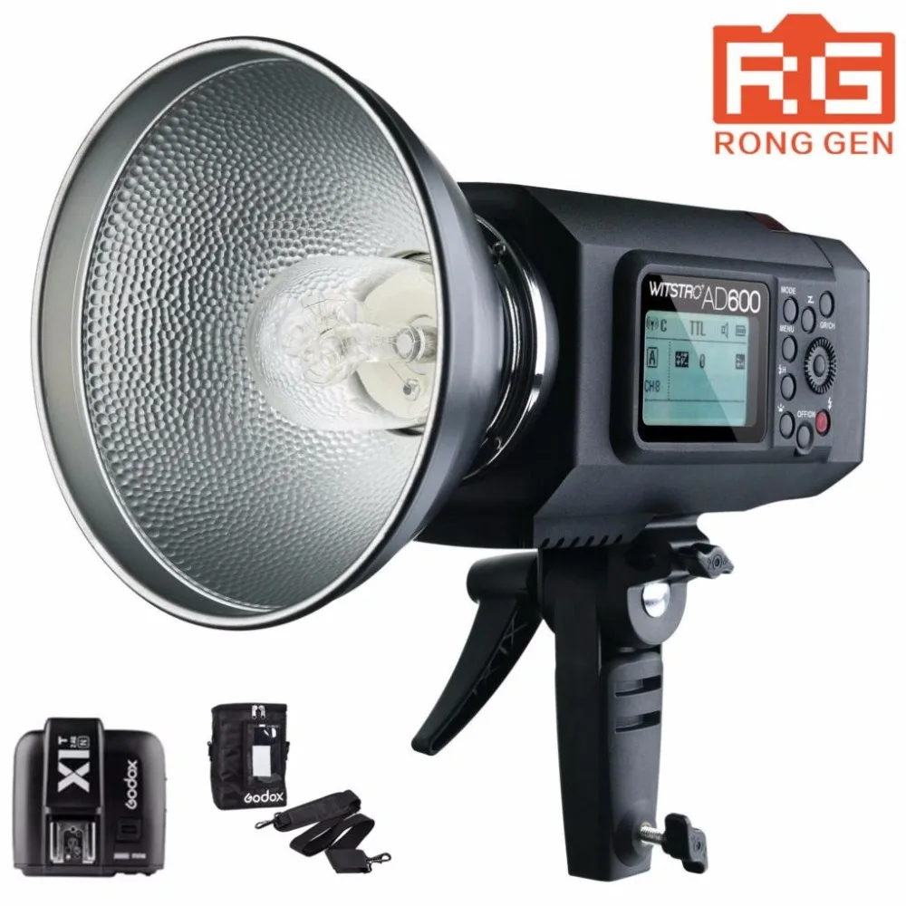 Портативная вспышка Godox AD600 600 Вт TTL с триггером и посылка том для Nikon D7100 D5200 D750 |