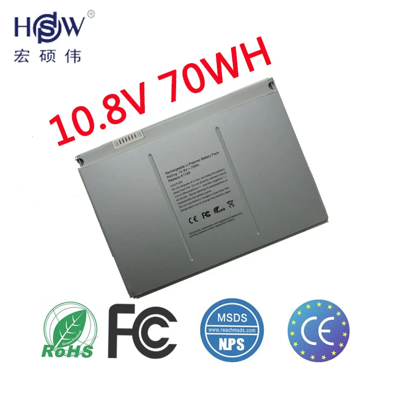 68WH Laptop battery A1189 a1212 a1151 MA458 MA458*/A MA458G/A MA458J/A for Apple MacBook Pro 17