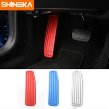 SHINEKA Car Styling lewy podnóżek osłona na pedały samochód przerwa pedał klocki dla Chevrolet Camaro 2017 +