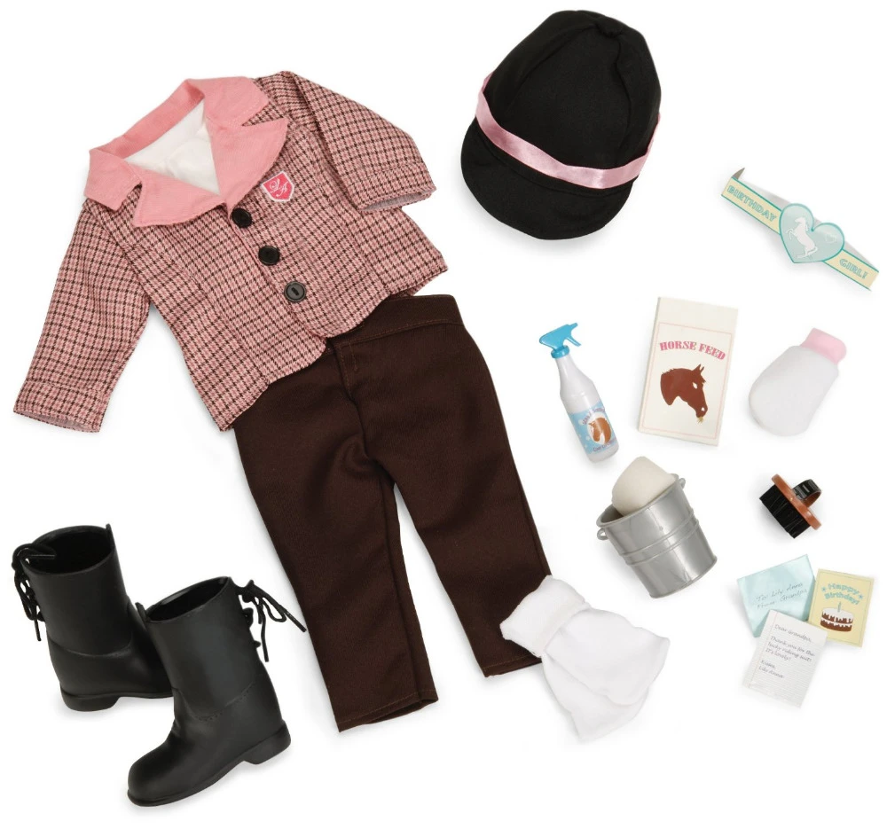 horse riding american girl doll