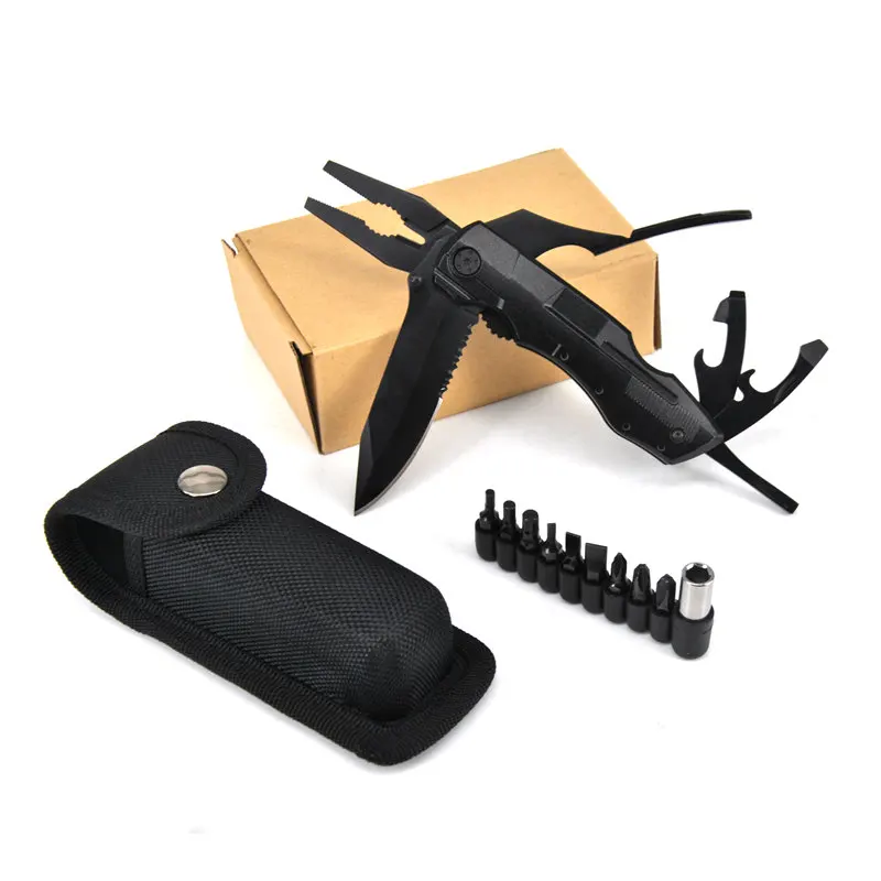 

Multitool Pliers Folding Pocket EDC Outdoor Camping Survival Hunting Military Knife Screwdriver Bits Multifunctional Hand Tools