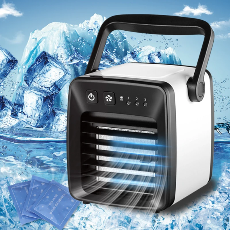 USB Air Cooler Fan artic air evapolar usb ventilator Portable Desk Fan Mini  Conditioner Device Cool Soothing Wind HomeOffice (1)