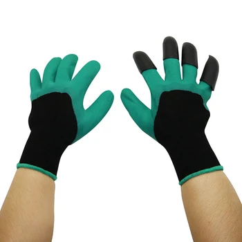 Garden Genie Gloves with Plastic Claws for Digging Planting Gardening Work Glove Household Greenhouse tools