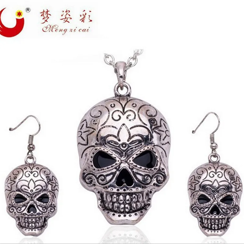 New Fashion Ugly Skull Jewelry Set For Women Fashion