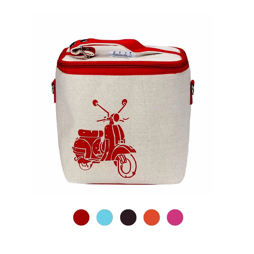 drop shipping Cute 2017 Pure Cotton Printed Ice Bag Insulation Can Shoulder Hand Carry Purchasing Art Storage package | Дом и сад