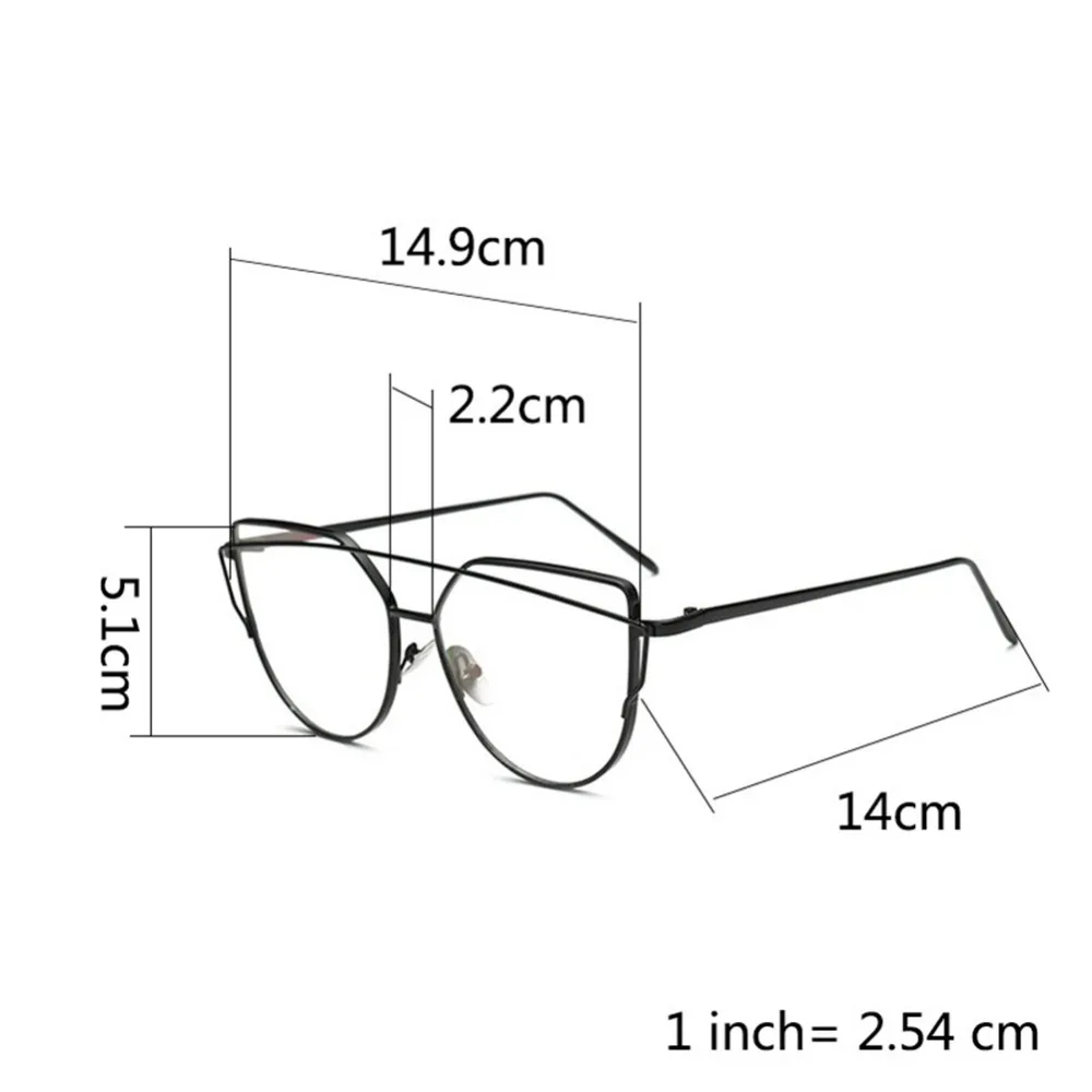 Женские очки кошачий глаз, металлическая оправа для очков с очками, сексуальные очки для девушек, большие простые зеркальные солнцезащитные очки, лето#238519