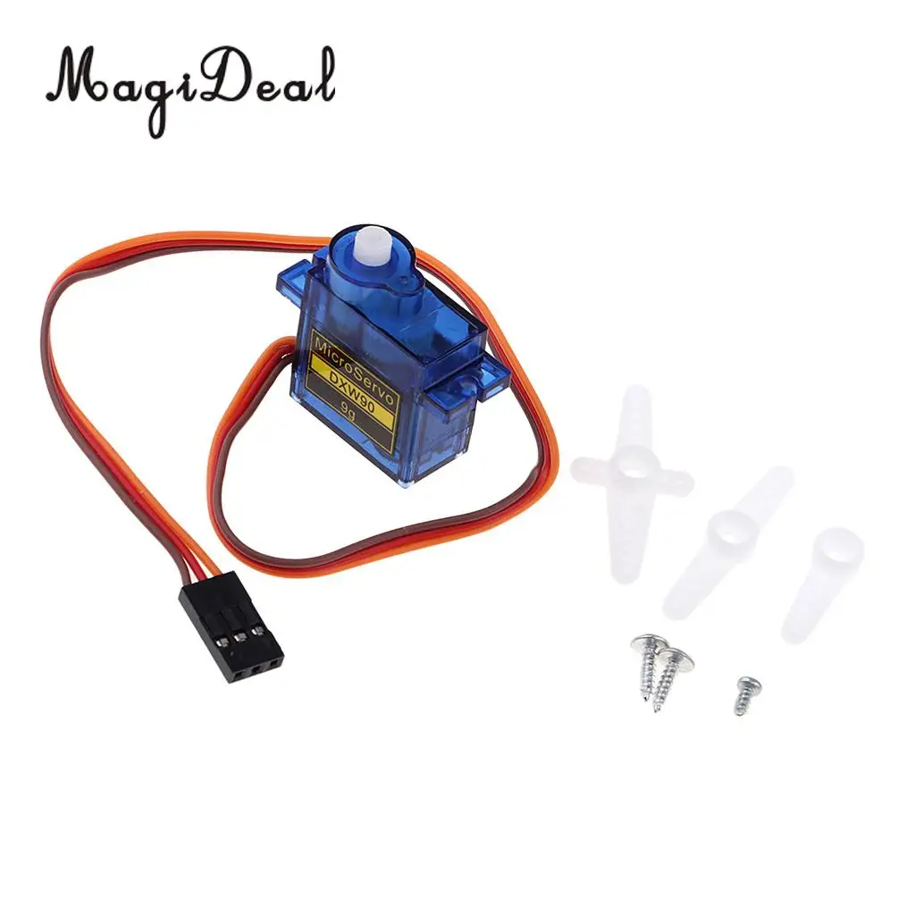 DXW90 9g Micro Servo Motor Kit for RC Robot Arm Helicopter Airplane Boat Arduino Remote Control