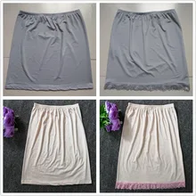 Женская сатиновая короткая Нижняя юбка, Нижняя юбка, защитная юбка ZJM9182