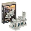 Educational Toys Famous Architecture Model 3D Jigsaw Puzzles For Adults Osaka Peles Bran Castle Las Ventas Toys For Children 5