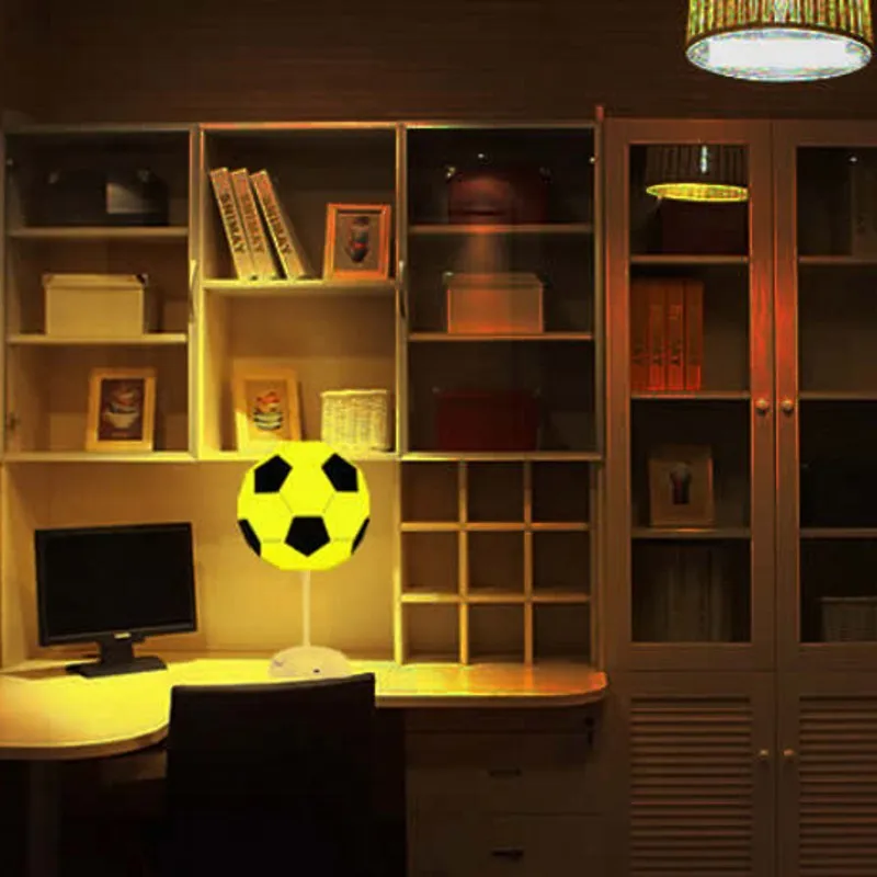 

FENGLAIYI Battery USB Power DIY Manual Assembled Colorful LED Night Lights Memorial Football Kid Bedroom Bedside Light