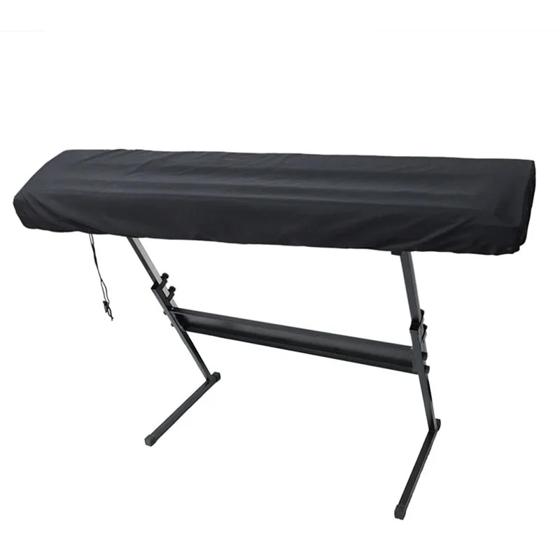 

61/88 Keys Piano Keyboard Covers Piano Keyboards Stretchable Dust Proof Folding Waterproof Covers With Drawstring Locking Clasps