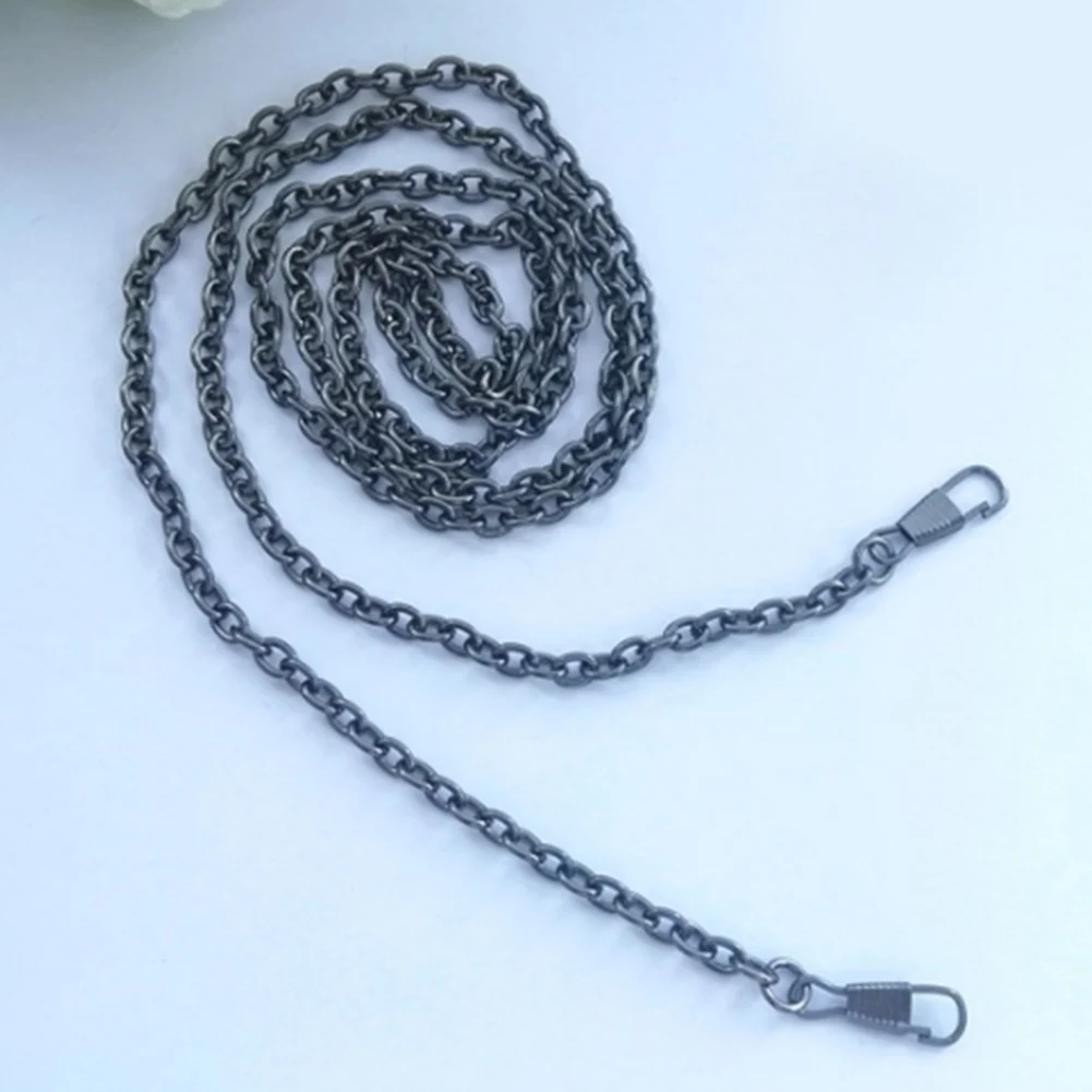 Long 40/60cm/120cm Metal Purse Chain Bag Strap Obag Handles Replacement Handbag Shoulder Bag Strap Gold Silver Bag Accessories