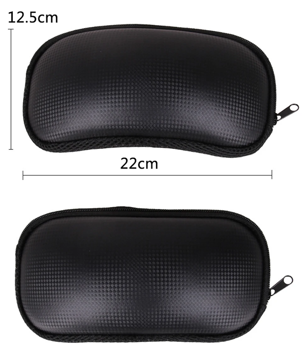 LOCLE Портативный EVA лыжные очки защитный чехол(без очков) очки коробка солнцезащитные очки на молнии сумка для хранения