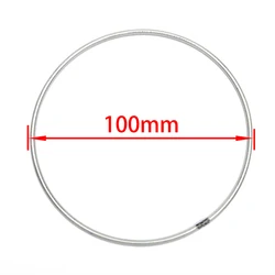 Set of 10 Dream Catcher Circular Metal Rings for DIY Crafting and Jewelry Making (100mm)