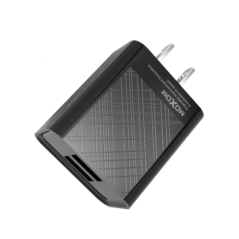 MOXOM 5V 2.1A Dual USB зарядное устройство для iPhone X 8 7 портативный мобильный телефон