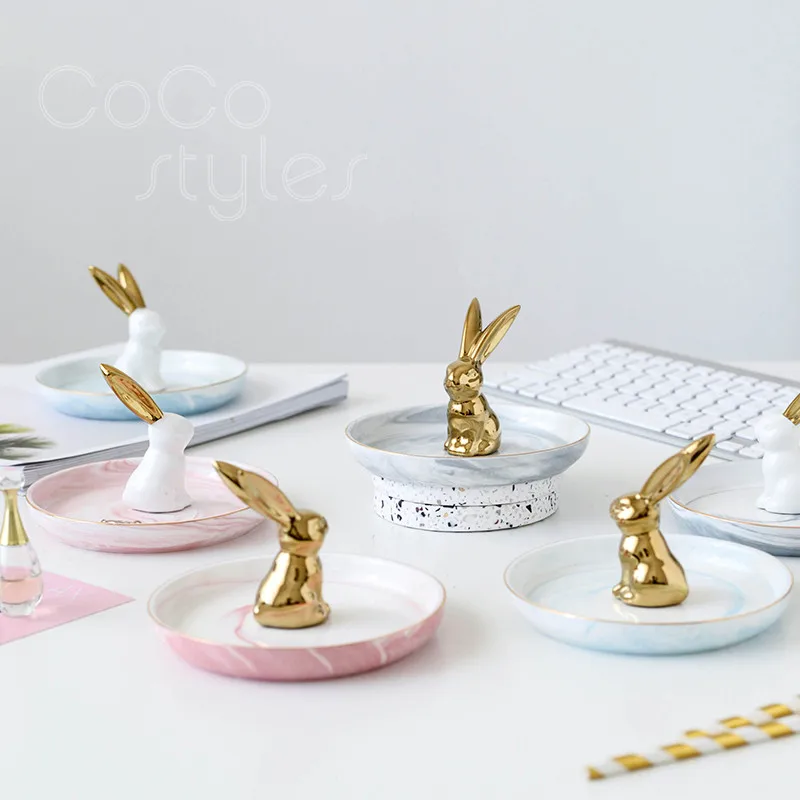 6 Ceramic jewelry dish   (2)