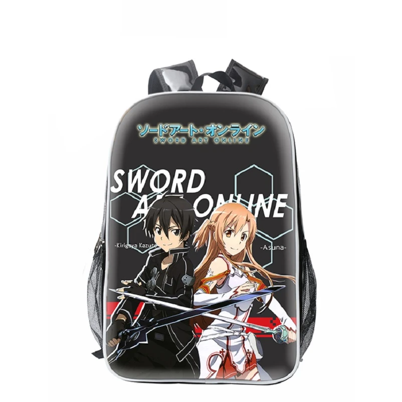 Ransel Seni Pedang Anime Uniseks High Q Online Kirigaya Kazuto Tas Koper Ransel Sekolah Asuna Seni Pedang Pelajar Ransel Aliexpress