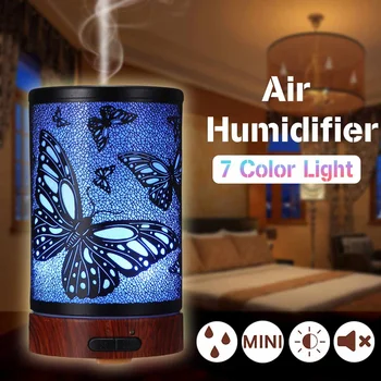 

Iron Art Electric Air Humidifier Ultrasonic Essential Oil Diffuser Aromatherapy Treatment 7 Color Night Light US/EU/UK/AU Plugs