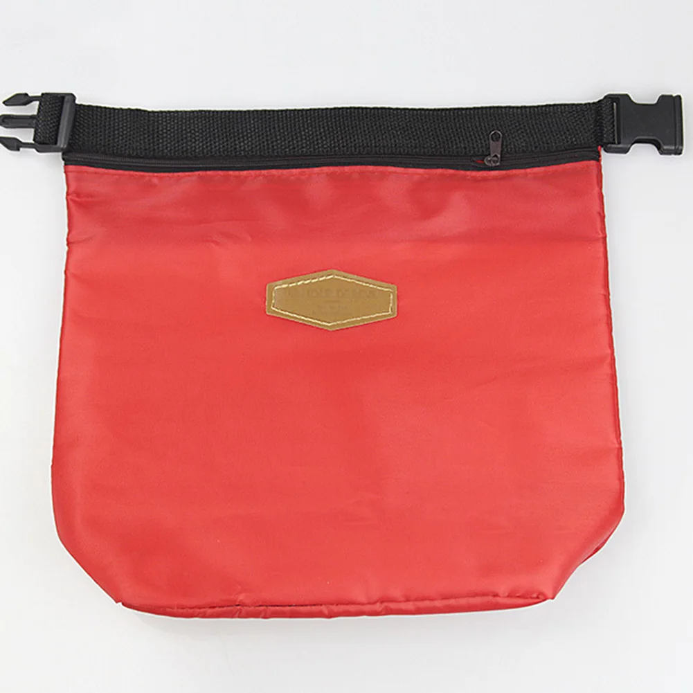 Оксфорд портативный складной Ланч-мешок для женщин охладитель коробка для обеда, для переноски водонепроницаемый студенческий детский ланч-мешок - Цвет: Red