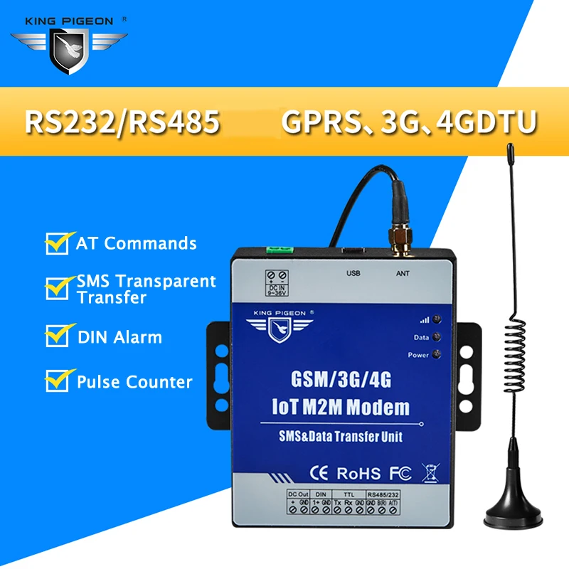 IOT M2M модем GSM 3G 4G DTU Sup порт s программируемый рукопожатие сообщения Прозрачная