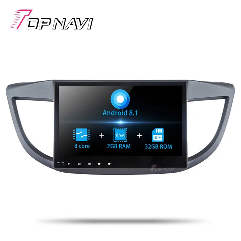2 din Авторадио автомобильный медиаплеер для Honda Crv 2012 2013 2014 2015 10 1 дюймов Android 8