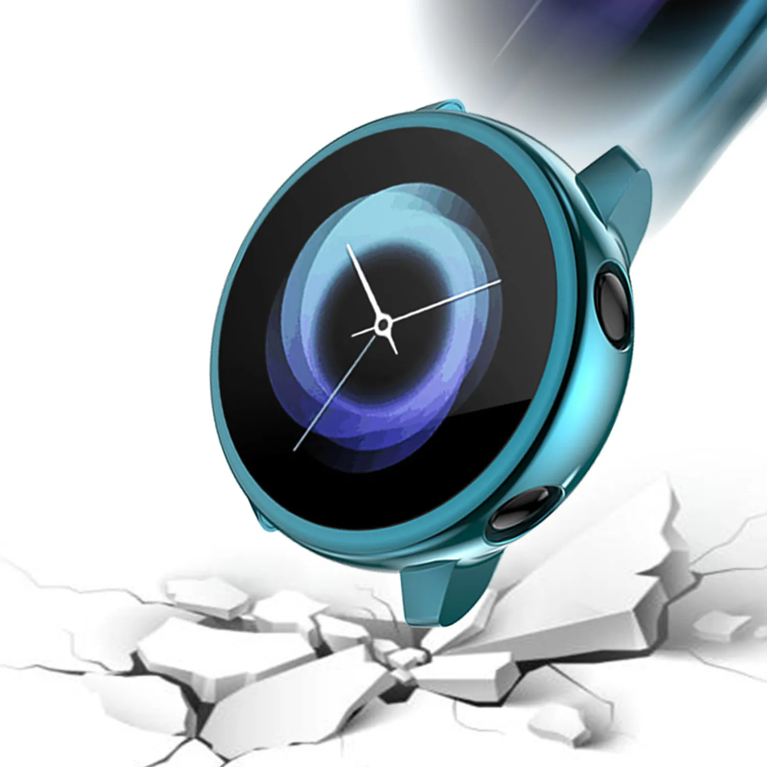 

Gosear Ultra-Thin Anti Scratch Soft TPU Screen Protective Case Cover Protector for Samsung Galaxy Watch Active Smartwatch