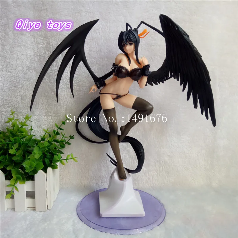 

TraVelMall New Anime Akeno Himejima Seduction Priestess 30cm PVC Action Figure Model Toy for High School DxD Sexy Girl boy gift