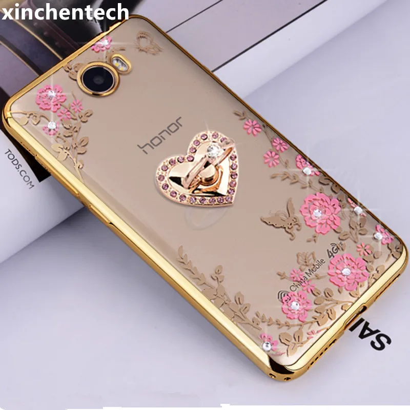 

For Huawei Y6 II Compact Case 5.0" Luxury Plating TPU silicone Back Cover Accessory Case For Huawei Y6 2 Compact/Y6II Compact
