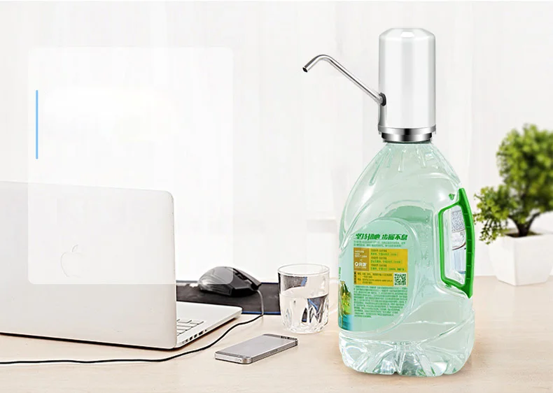 Портативный офисный бутилированный диспенсер воды насос ручной сенсорный насос для питьевой воды для бутылки Электрический перезаряжаемый диспенсер De Agua
