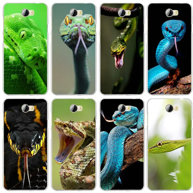 

Snake Green Soft TPU Mobile Phone Case Cover for Huawei P8 P9 P10 P20 P30 Honor 7 7X 7A 9 10 Mate 10 Pro Lite Smart Shell Bags