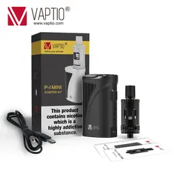 Электронная сигарета P1 мини Vape комплект 1300 мАч испаритель 50 Вт встроенный аккумулятор 2,0 мл распылитель 0.25ohm kanthal голову катушки пара