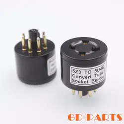 GD-PARTS Винтаж бакелит 4pin к 8pin 5Z3 к 5U4G клапан ламповая панель адаптер конвертер 1 шт