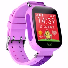 Freies verschiffen Bunten Touchscreen Smartwatch Telefon mit Sos-ruf GPS Sicher Anti Verloren monitor