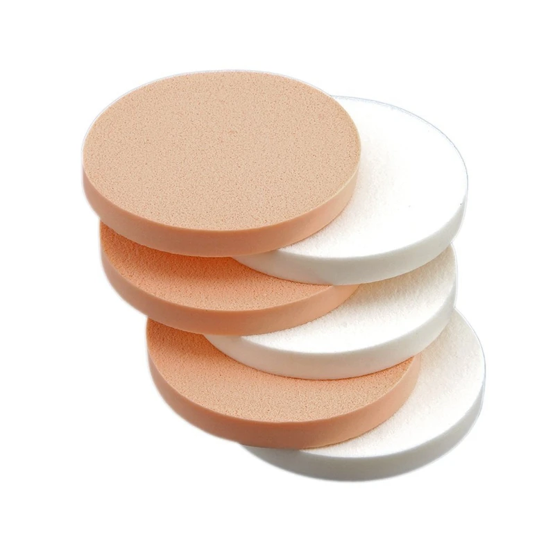 

6 x Round Makeup Face Blender Foundation Sponge Puff Pad