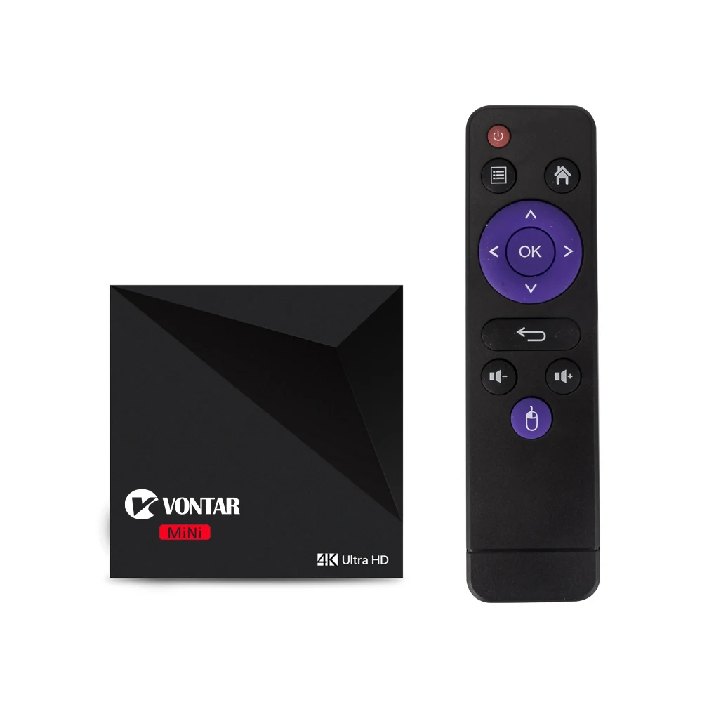 Мини Смарт ТВ приставка VONTAR A5X Plus Android 7 1 ГБ 8 RK3328 Rockchip 2 4G Wi Fi 100 м LAN HD2.0 медиаплеер|media