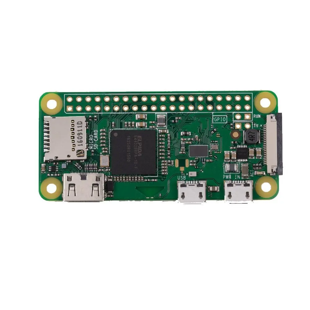 Raspberry Pi Zero W начальный комплект + акриловый чехол головка GPIO радиатор 1 ггц цп 512 мб