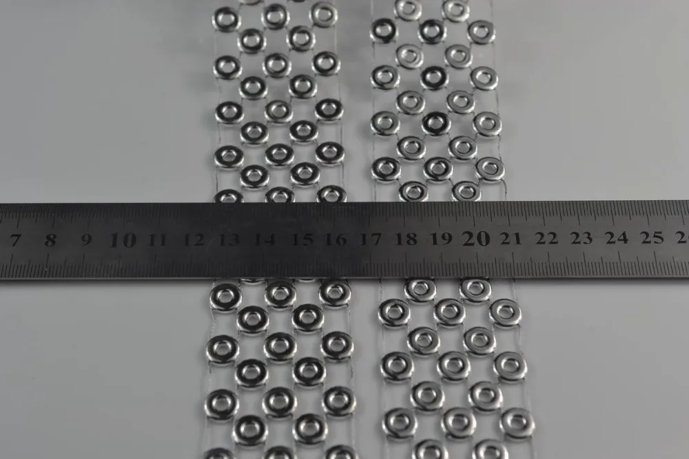 rhinestone trim in silver 2