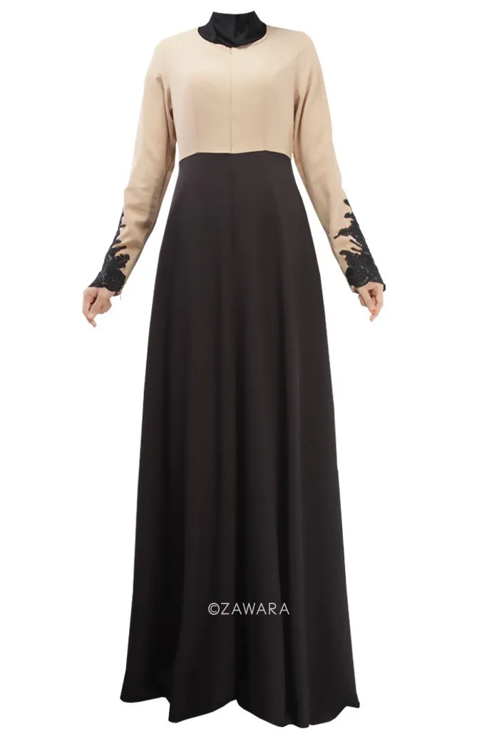 Дизайн женская Абая, головной платок исламский мусульманский коктейльный женский длинный рукав винтажное Макси платье Исламская одежда для женщин WL3006